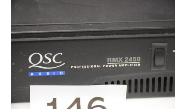 amplifier QSC, type RMX 2450, werking niet gekend, zonder kabels